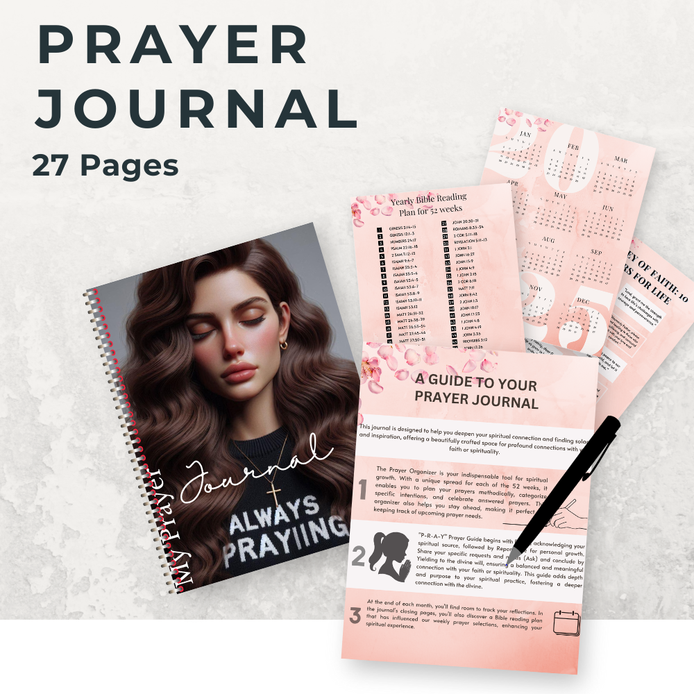 🙏 Bible Study Journal with Resell Rights | PLR & MRR - Deepen Your Faith Journey!