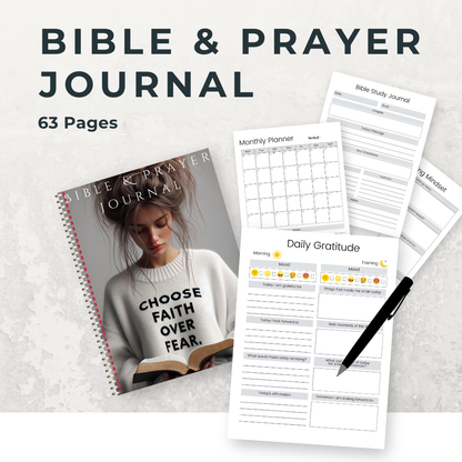 🙏 Bible Study Journal with Resell Rights | PLR & MRR - Deepen Your Faith Journey!