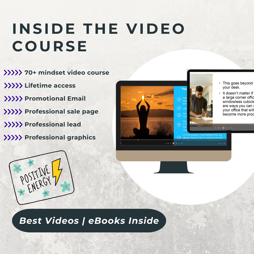 70+ Mindset Video Courses With Resell Rights